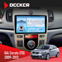 Штатна магнітола KIA Forte (TD) 2009-2012 Climate Decker D9-010 6x128, DSP, 4G, 2K