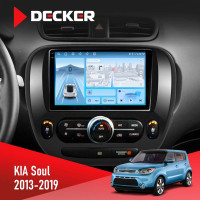 Штатна магнітола KIA Soul 2013-2019 Decker D9-010 6x128, DSP, 4G, 2K