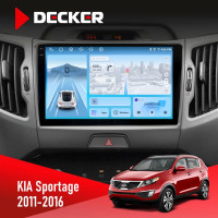 Штатна магнітола KIA Sportage 3 2011-2016 CAN Decker D9-010 6x128, DSP, 4G, 2K
