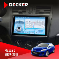 Штатна магнітола Mazda 3 2009-2013 Decker D9-010 6x128, DSP, 4G, 2K