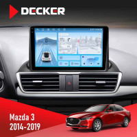 Штатна магнітола Mazda 3 2014-2019 Decker D9-010 6x128, DSP, 4G, 2K