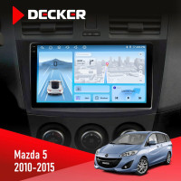 Штатна магнітола Mazda 5 (Premacy) 2010-2015 Decker D9-010 6x128, DSP, 4G, 2K