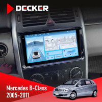 Штатна магнітола Mercedes-Benz B-Class (W245) 2005-2011 Decker D9-010 6x128, DSP, 4G, 2K