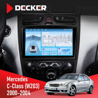 Штатна магнітола Mercedes-Benz C-Class (W203) 2004-2007 Decker D9-010 6x128, DSP, 4G, 2K