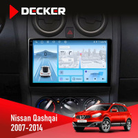 Штатна магнітола Nissan Qashqai 2007-2014 Decker D9-010 6x128, DSP, 4G, 2K