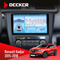 Штатна магнітола Renault Kadjar 2015-2018 Decker D9-010 6x128, DSP, 4G, 2K