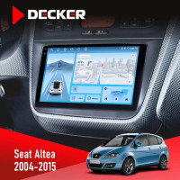 Штатна магнітола Seat Altea 2004-2015 Decker D9-010 6x128, DSP, 4G, 2K