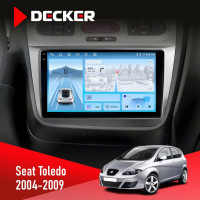 Штатна магнітола Seat Toledo 2004-2009 Decker D9-010 6x128, DSP, 4G, 2K