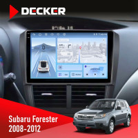 Штатна магнітола Subaru Forester 2008-2012 Decker D9-010 6x128, DSP, 4G, 2K