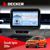 Штатна магнітола Suzuki Ignis 2016+ Decker D9-010 6x128, DSP, 4G, 2K