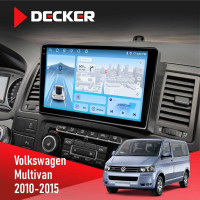 Штатна магнітола Volkswagen Multivan 2010-2015 Decker D9-010 6x128, DSP, 4G, 2K