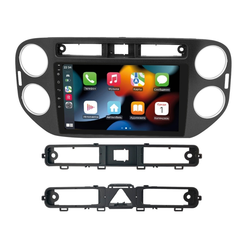 Штатна магнітола Volkswagen Tiguan 2011-2016 Black Decker D9-007 4x64 DSP 360 4G