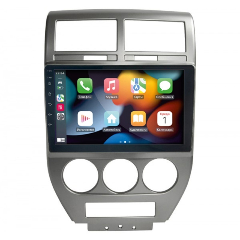 Штатна магнітола Jeep Compass 2007-2010 Decker D10-007 4x64, DSP, 360, 4G