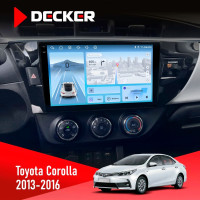 Штатна магнітола Toyota Corolla 2013-2016 Decker D10-010 6x128, DSP, 4G, 2K