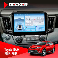Штатна магнітола Toyota RAV4 2013-2019 Decker D10-010 6x128, DSP, 4G, 2K