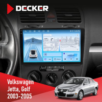 Штатна магнітола Volkswagen Golf 2003-2008 Decker D10-010 6x128, DSP, 4G, 2K