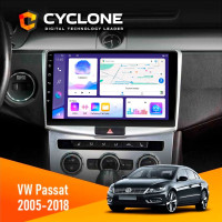 Штатна магнітола VW Passat (B6, B7) 2005-2014, CC 2012-2018 Black Cyclone C10-011 4x64, DSP