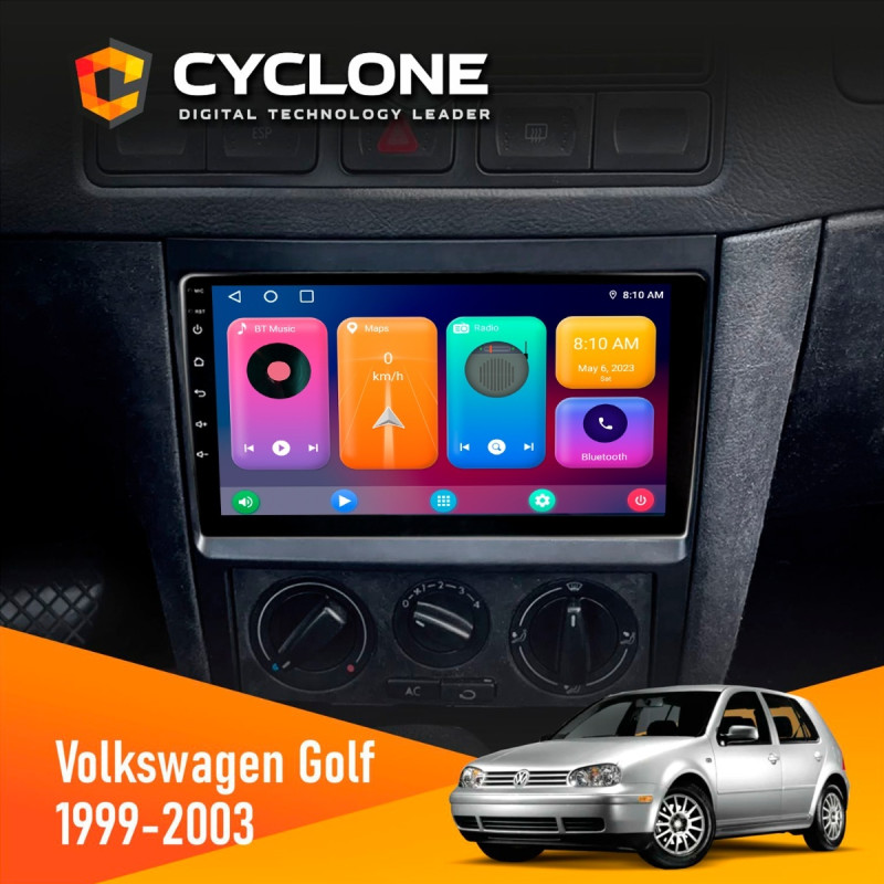 Штатна магнітола Volkswagen Golf 1998-2005 Cyclone C9-001 2x32 CPL