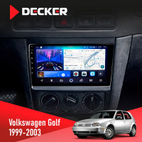Штатна магнітола Volkswagen Golf 1998-2005 Decker D9-006 4x64, 4G