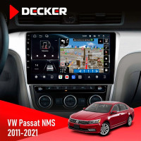 Штатна магнітола Renault Clio 2016-2019 Decker D10-011 4x64, DSP, 4G, 360