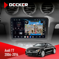 Штатна магнітола Audi TT 2006-2014 Decker D9-011 4x64, DSP, 4G, 360