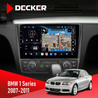 Штатна магнітола BMW 1 Series 2007-2011 Climate Decker D9-011 4x64, DSP, 4G, 360