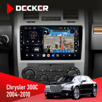 Штатна магнітола Chrysler 300C 2004-2010 Decker D9-011 4x64, DSP, 4G, 360
