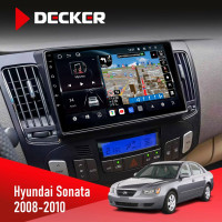 Штатна магнітола Hyundai Sonata 2008-2010 Decker D9-011 4x64, DSP, 4G, 360