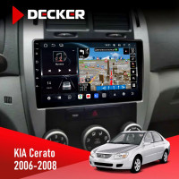 Штатна магнітола KIA Cerato 2004-2006 Climate Decker D9-011 4x64, DSP, 4G, 360