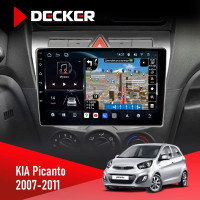 Штатна магнітола Kia Optima, K5 2013-2015 Decker D9-011 4x64, DSP, 4G, 360