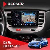 Штатна магнітола KIA Picanto 2007-2011 Decker D9-011 4x64, DSP, 4G, 360