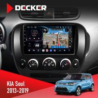 Штатна магнітола KIA Soul 2013-2019 Decker D9-011 4x64, DSP, 4G, 360