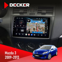 Штатна магнітола Mazda 3 2004-2008 Decker D9-011 4x64, DSP, 4G, 360