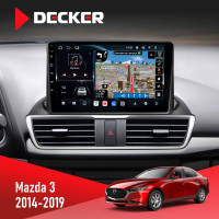 Штатна магнітола Mazda 3 2009-2013 Decker D9-011 4x64, DSP, 4G, 360