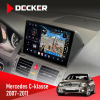 Штатна магнітола Mercedes-Benz C-Class (W203) 2004-2007 AMP Decker D9-011 4x64, DSP, 4G, 360