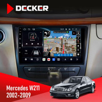 Штатна магнітола Mercedes-Benz C-Class (W204) 2007-2011 Decker D9-011 4x64, DSP, 4G, 360