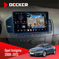 Штатна магнітола Opel Astra j 2009-2017 Decker D9-011 4x64, DSP, 4G, 360