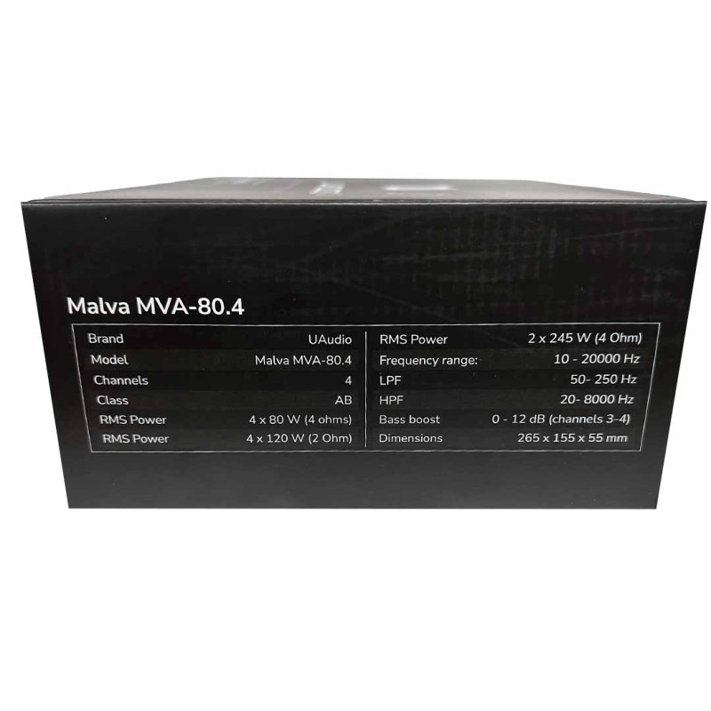 4-канальний підсилювач UAudio Malva MVA-80.4