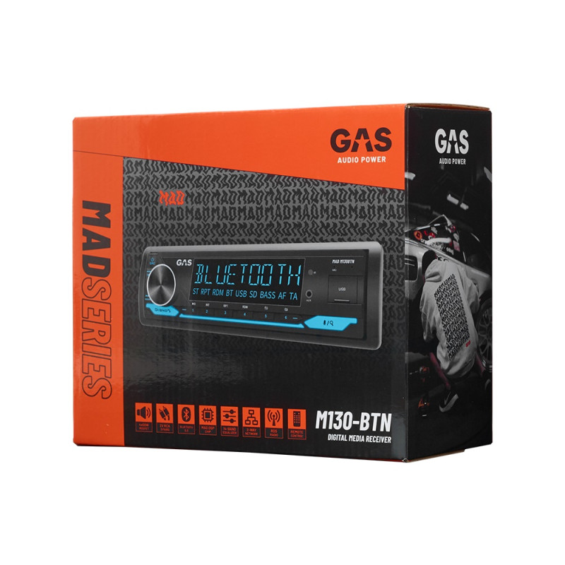 Автомагнітола GAS MAD M130BTN