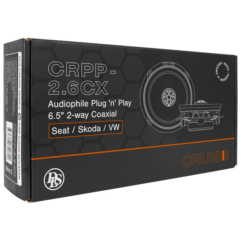 Коаксіальна акустика DLS Cruise CRPP-2.6CX (Volkswagen, Skoda, Seat)