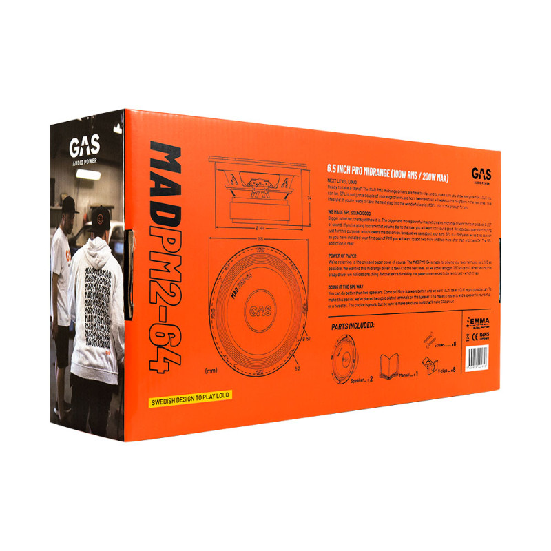 НЧ-СЧ динаміки GAS MAD PM2-64