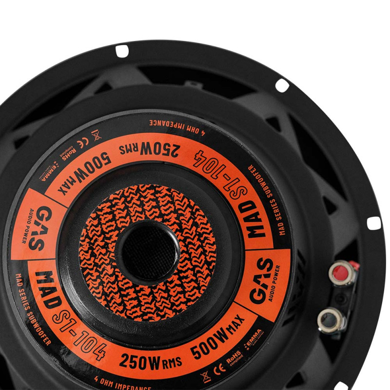 Сабвуферний динамік GAS MAD S1-104