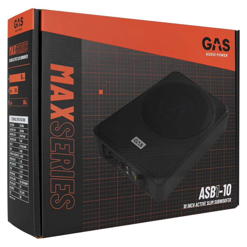 Активний сабвуфер GAS MAX ASB1-10