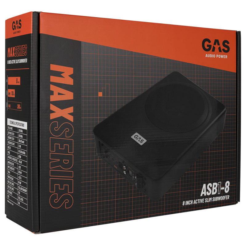 Активний сабвуфер GAS MAX ASB1-8