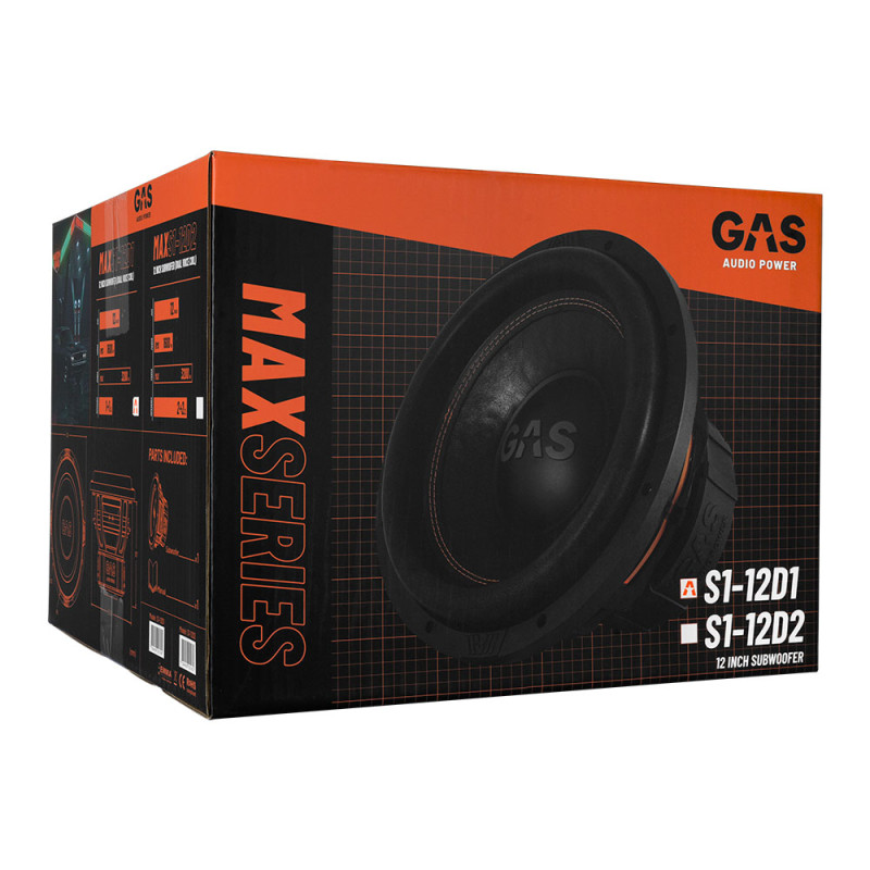Сабвуферний динамік GAS MAX S1-12D1