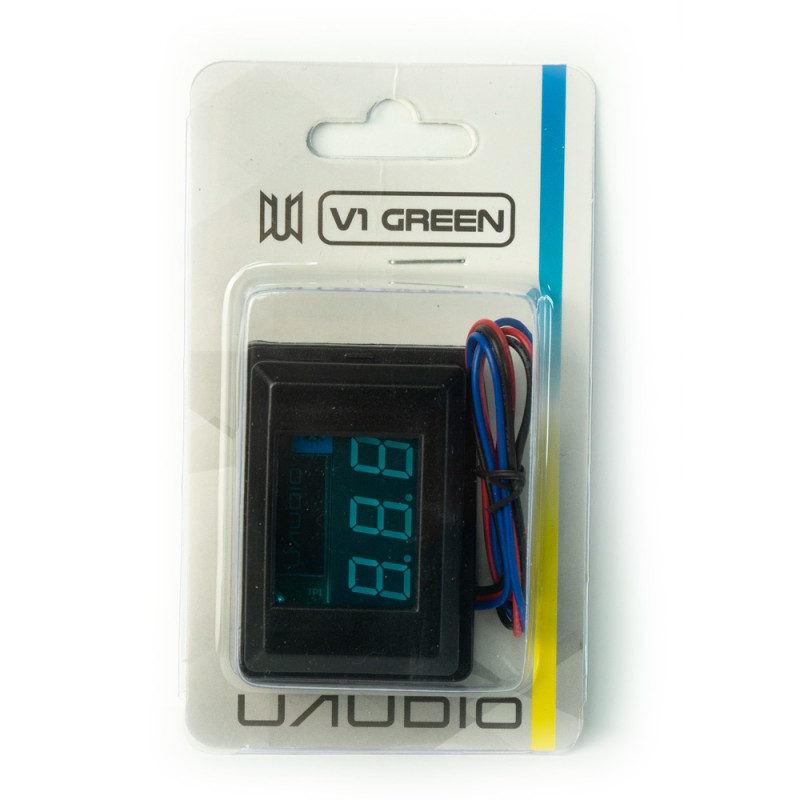 Вольтметр автомобільний UAudio V1 Green