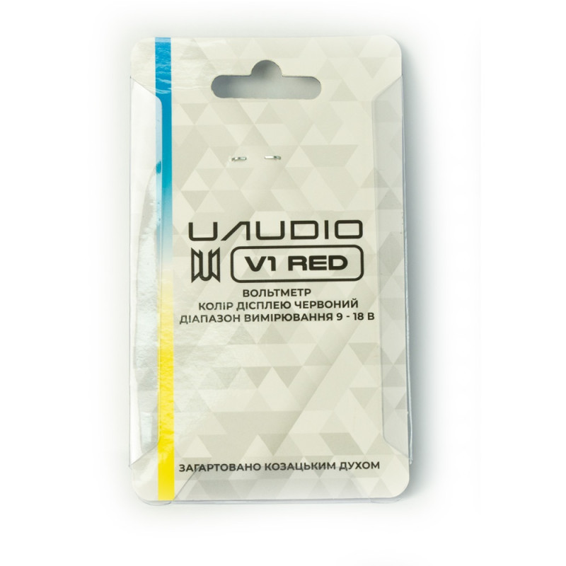 Вольтметр автомобільний UAudio V1 Red