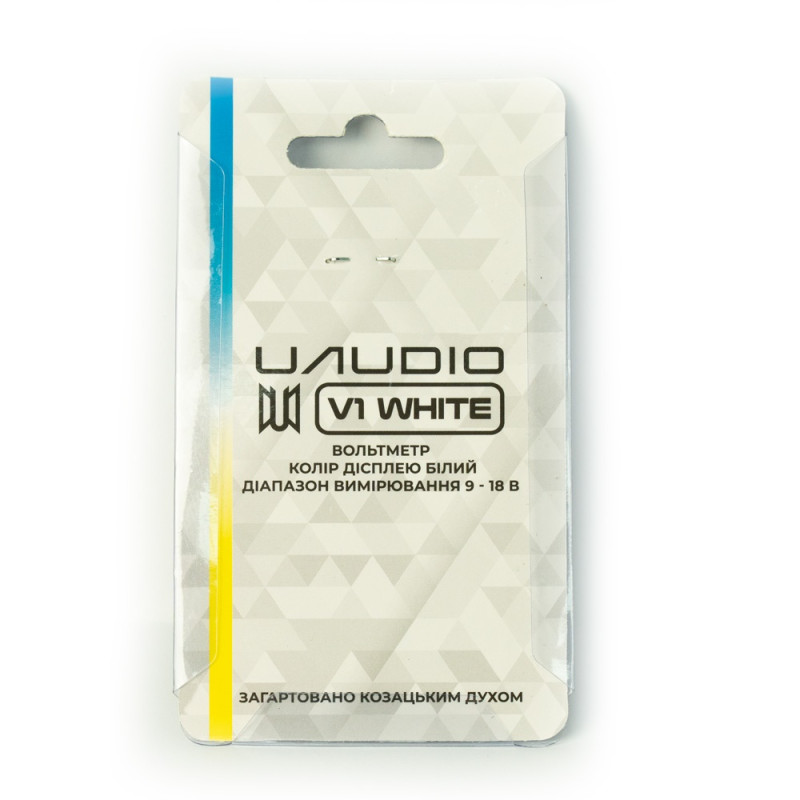 Вольтметр автомобільний UAudio V1 White