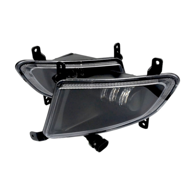 Протитуманні фари (ПТФ) LED для Lada Priora (Лада Пріора), 30W 12V з чіткою СТМ, комплект 2 шт