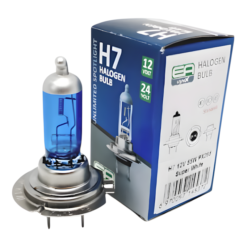 Галогенна лампа EA Light X H7 12V 55W PX26d SUPER WHITE
